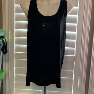 Athletic Works Black Sleeveless Tank Top